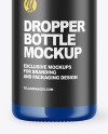 Glossy Dropper Bottle Mockup