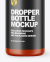 Matte Dropper Bottle Mockup Matte Dropper Bottle Mockup