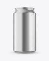 Glossy Metallic Drink Can Mockup