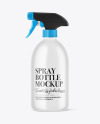 Frosted Spray Bottle Mockup