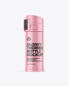 360ml Glossy Thermo Bottle Mockup