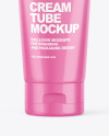 Glossy Cosmetic Tube Mockup