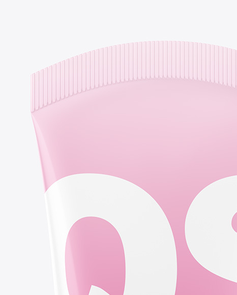 Glossy Cosmetic Tube Mockup