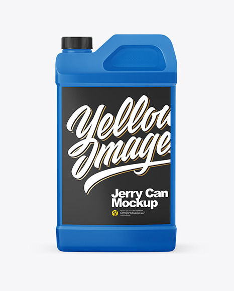 Plastic Jerry Can Mockup