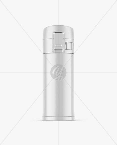 360ml Matte Thermo Bottle Mockup