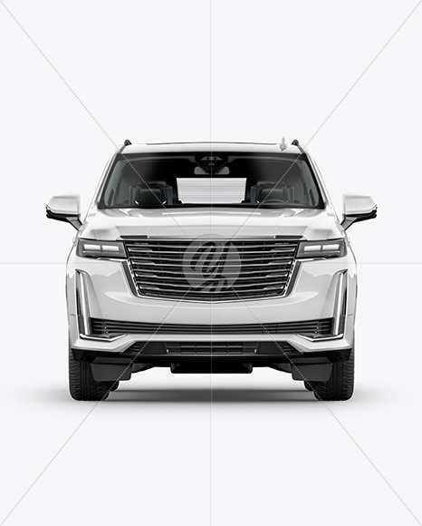 Luxury SUV Mockup - Front View