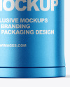 360ml Matte Metallic Thermo Bottle Mockup