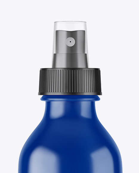 Glossy Spray Bottle Mockup