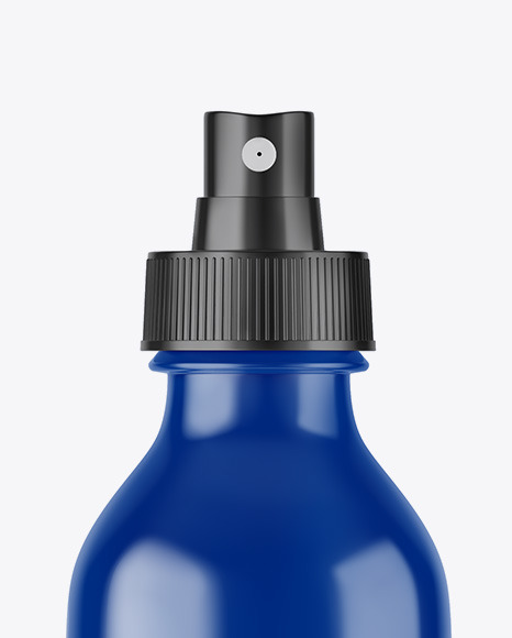 Glossy Spray Bottle Mockup