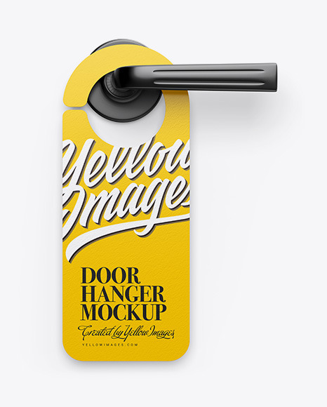 Door Hanger Mockup