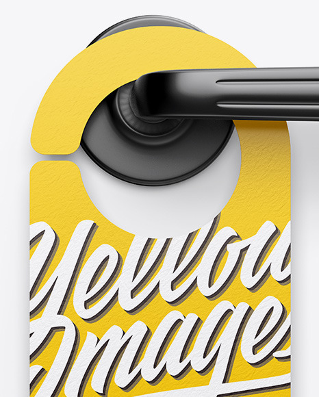 Door Hanger Mockup