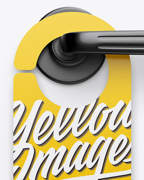 Door Hanger Mockup