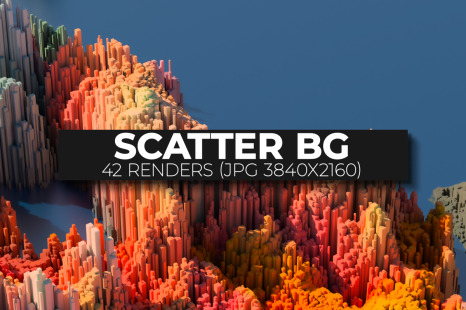 Scatter Vertical Particles Background - Geometric patterns