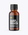 30ml Amber Glass Pharmacy Bottle Mockup 30ml Amber Glass Pharmacy Bottle Mockup