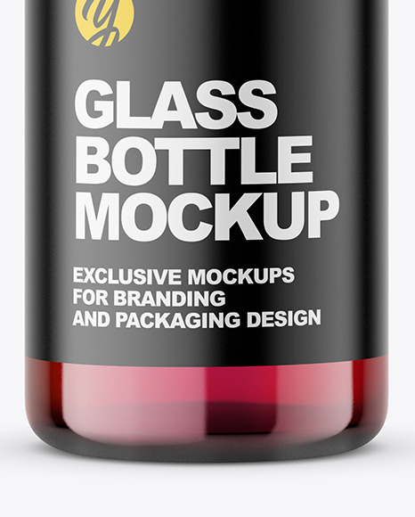 30ml Glass Pharmacy Bottle Mockup