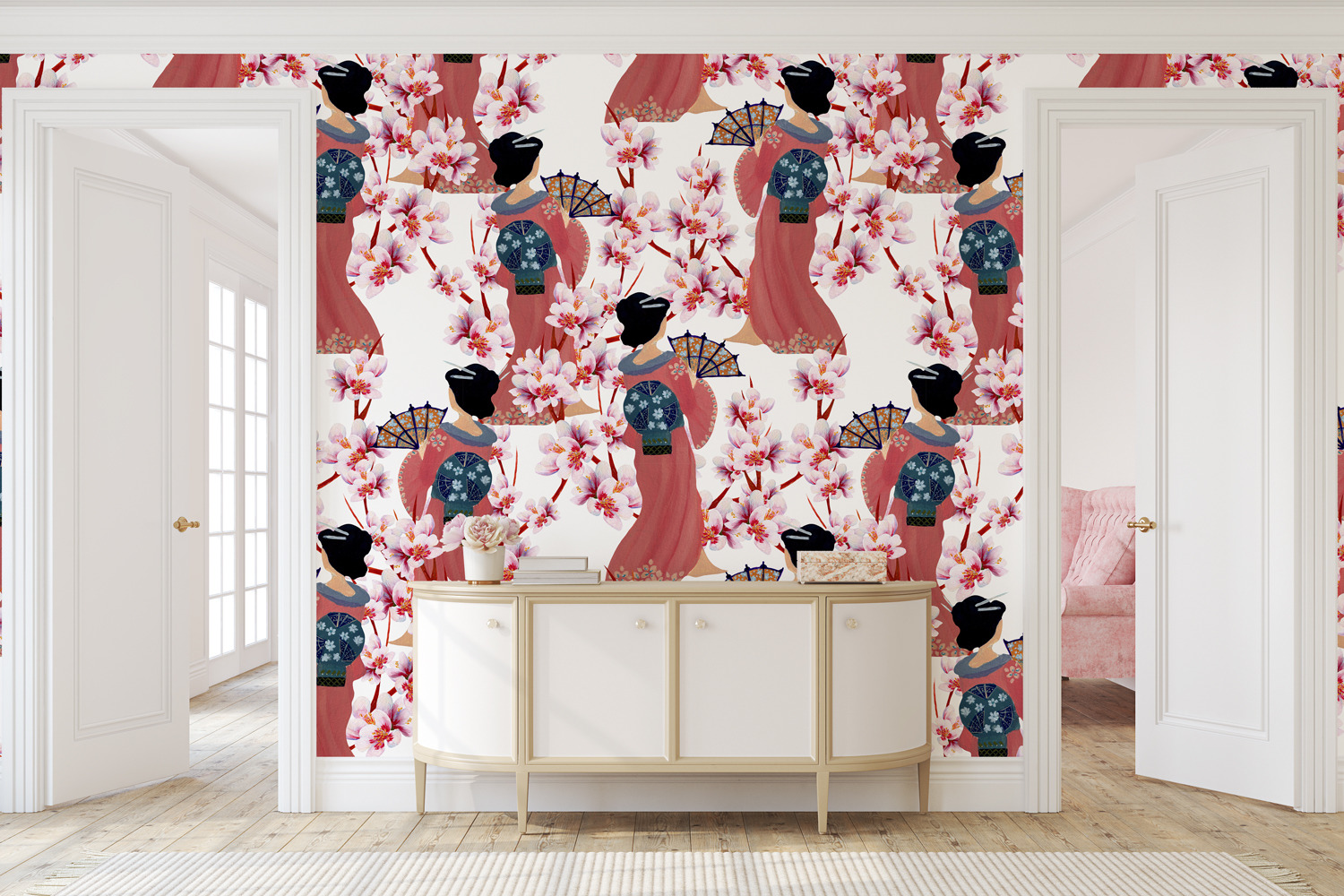 Cherry Blossom Patterns and Borders Cherry Blossom Patterns and Borders