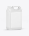 Plastic Jerrycan Mockup - Half Side View