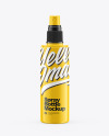 Glossy Spray Bottle Mockup