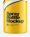 Glossy Spray Bottle Mockup Glossy Spray Bottle Mockup