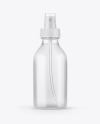 Clear Spray Bottle Mockup