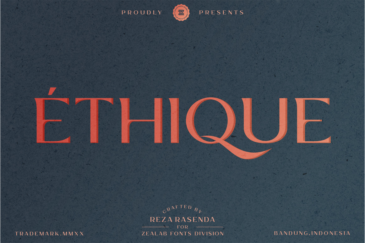 ETHIQUE - elegant font ETHIQUE - elegant font