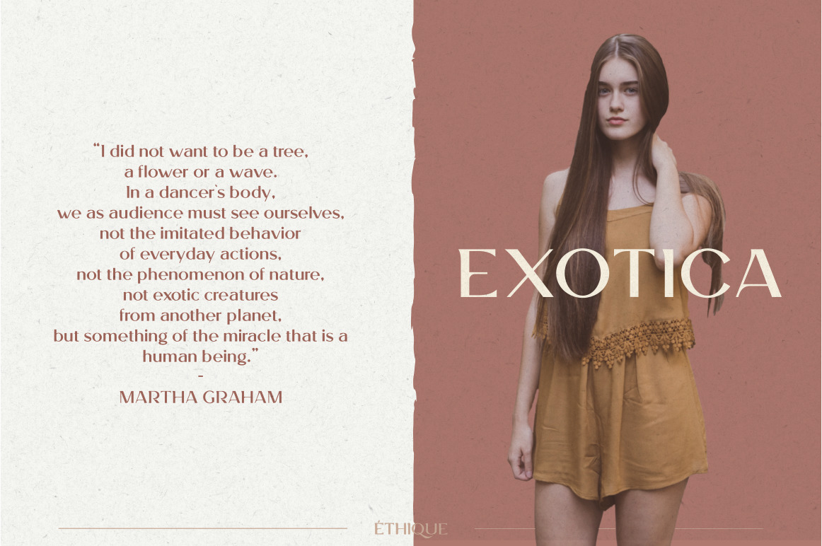 ETHIQUE - elegant font ETHIQUE - elegant font