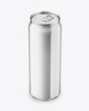 Metallic Drink Can Mockup