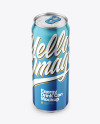 Metallic Drink Can Mockup