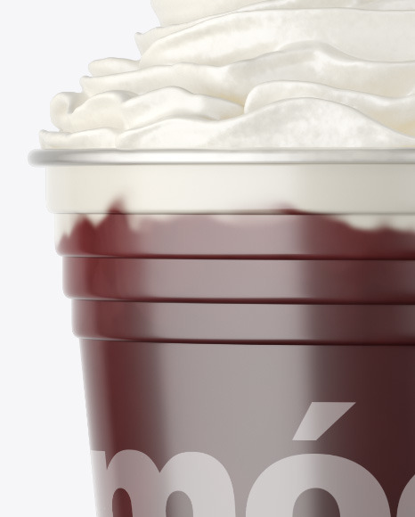 Coffee Cup Topped with Whipped Cream