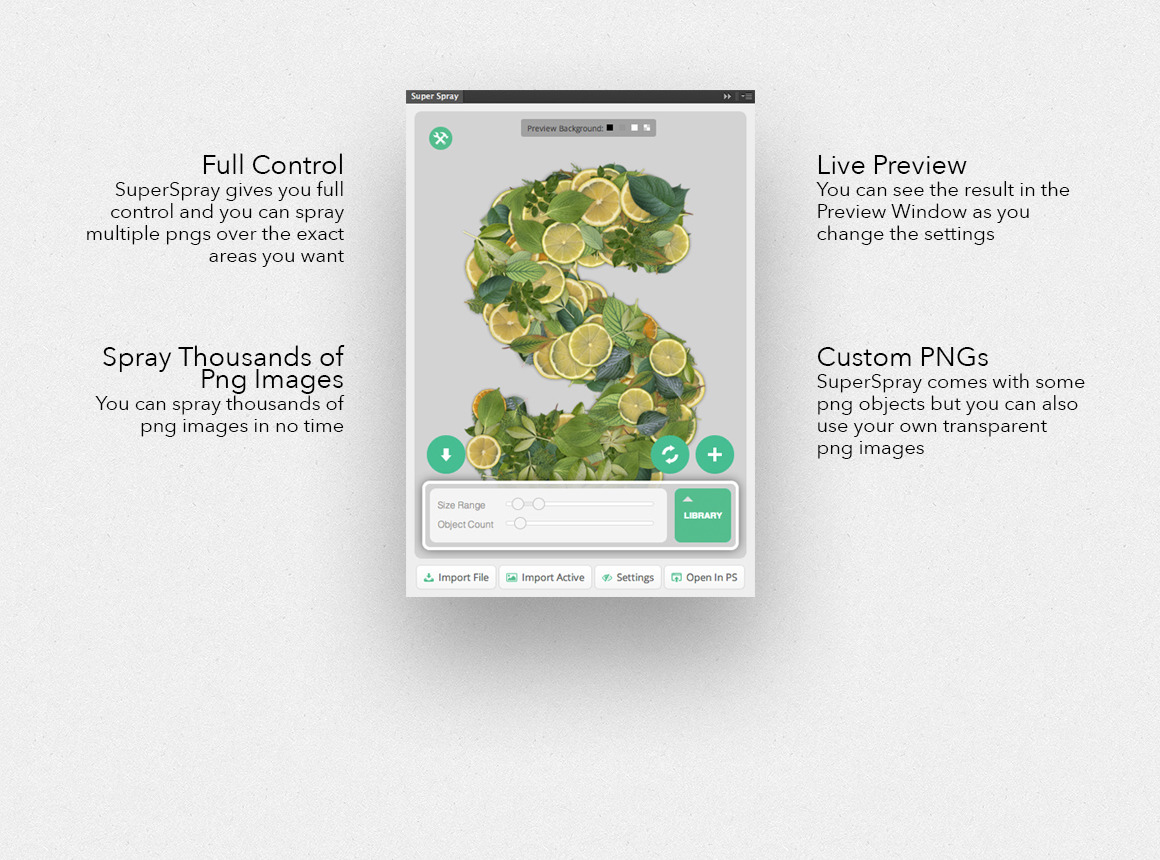 SuperSpray Png Spray Plugin