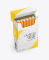 Paper Cigarette Pack Mockup