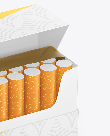 Paper Cigarette Pack Mockup