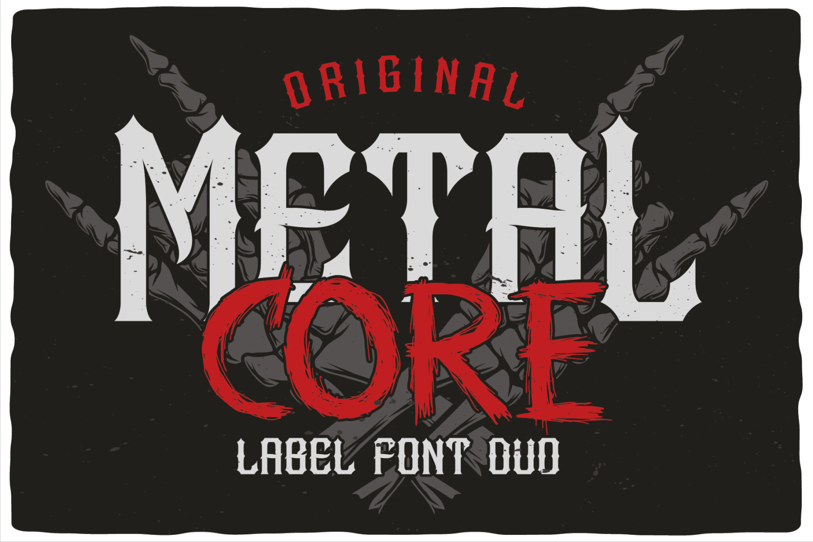 MetalCore Font Duo