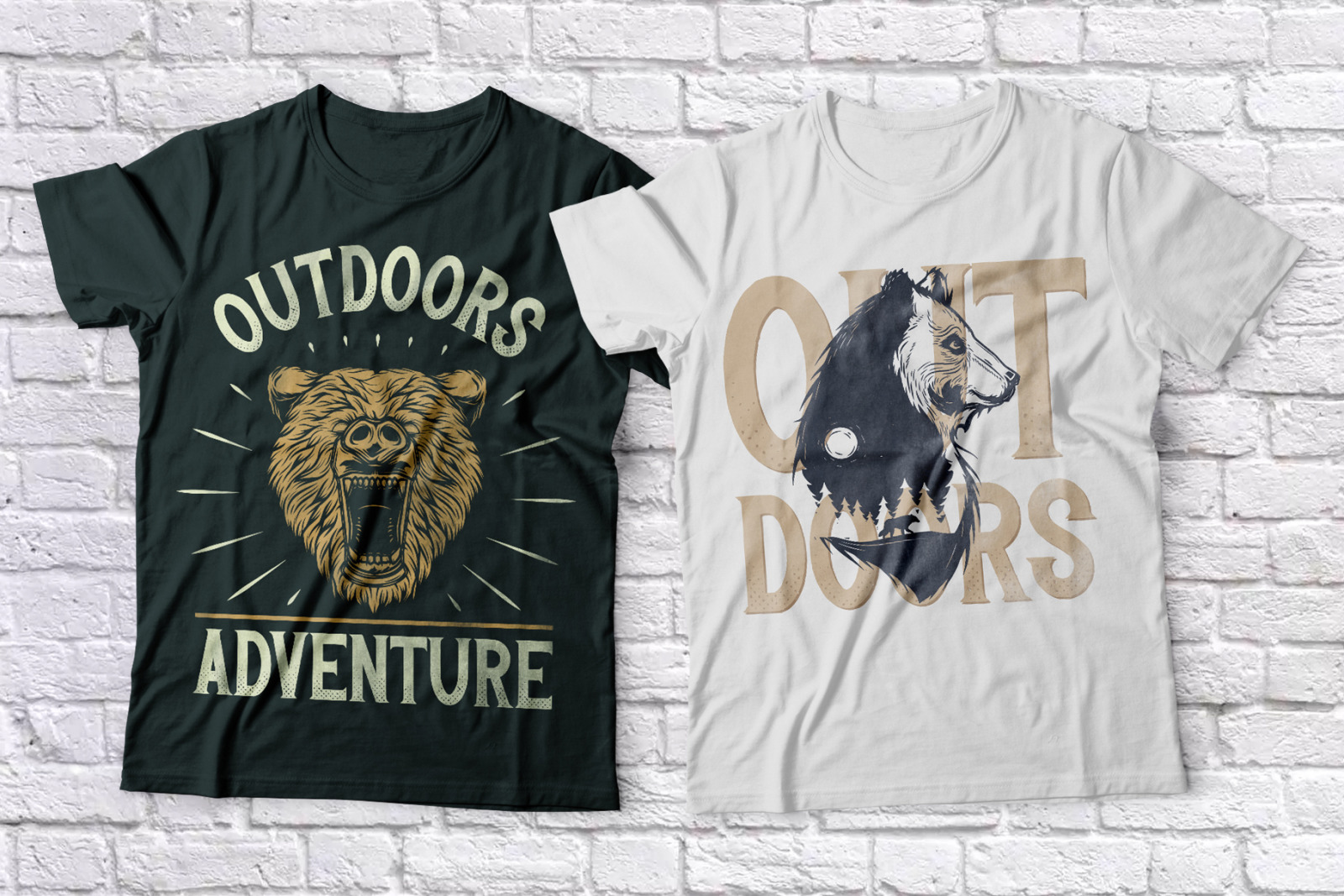 Outdoors Layered Font