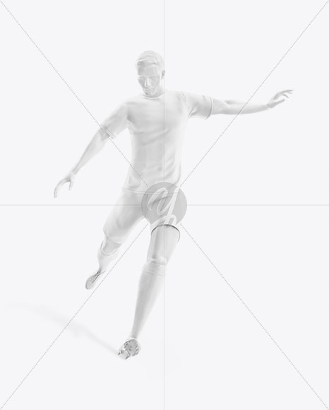 Soccer Team Kit Mockup with Mannequin - Front View