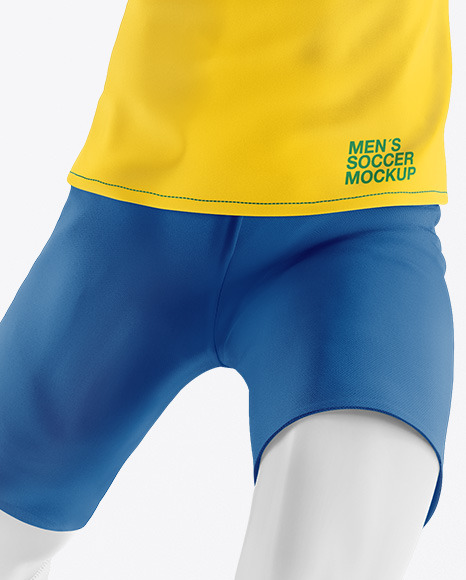 Soccer Team Kit Mockup with Mannequin - Front View