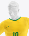 Soccer Team Kit Mockup with Mannequin - Front View