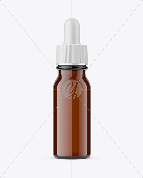 Amber Glass Dropper Bottle Mockup Amber Glass Dropper Bottle Mockup