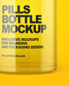 Empty Pills Bottle Mockup