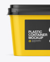 Plastic Container Mockup