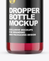 Glass Dropper Bottle Mockup