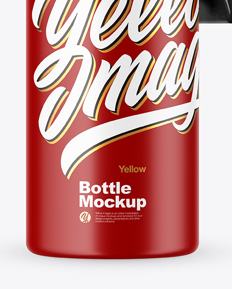 Matte Sport Bottle Mockup