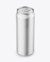 Matte Metallic Drink Can Mockup