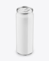 Metallic Drink Can With Glossy Finish Mockup