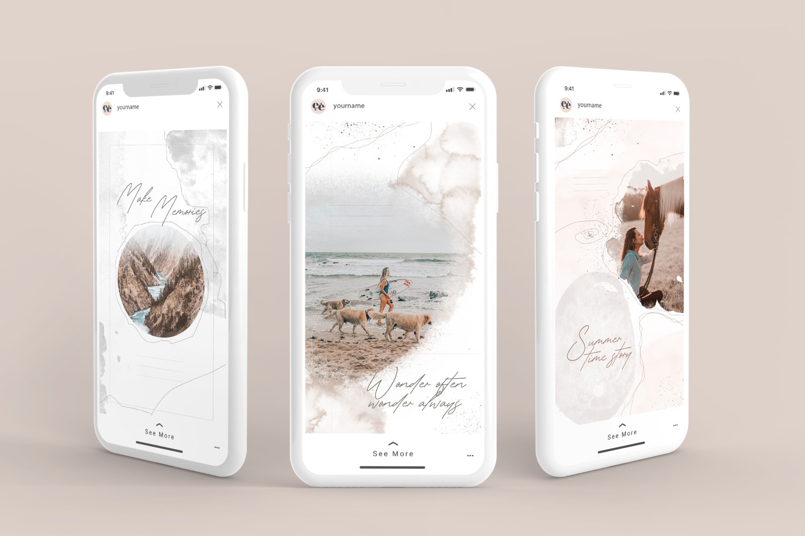 Summer Instagram Story Templates