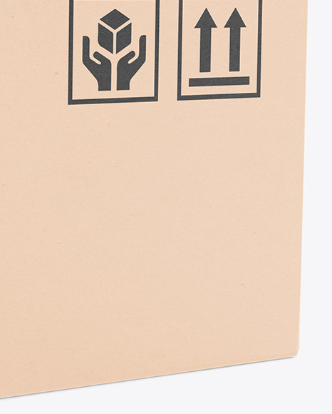 Kraft Paper Box with Cans Mockup