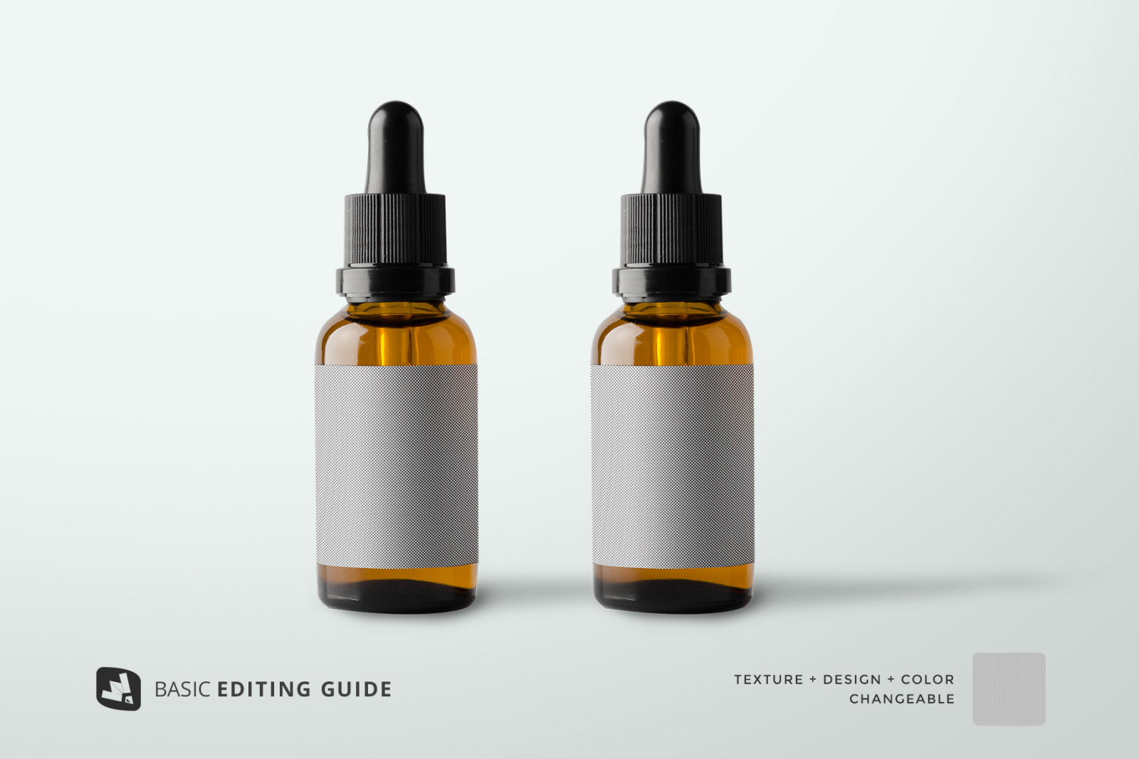 Essential Oil Bottle Packaging Mockup Essential Oil Bottle Packaging Mockup