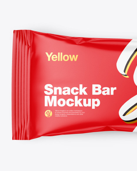 Matte Snack Package Mockup