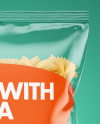 Plastic Bag With Farfalle Pasta Mockup