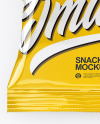 Clear Plastic Pack with Sunflower Seeds Mockup - Top View